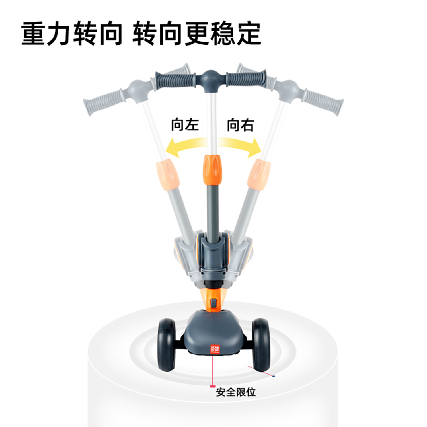 荟智滑板车儿童款二合一男童女孩公主可坐可骑玩具宝宝滑滑溜溜车 